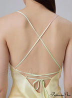 90s Forever Cowl Neck Graceful Maxi Silk Slip Dress image 6