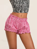 90s Plaid Lantern Bloomer Short image 3