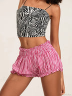 90s Plaid Lantern Bloomer Short image 5