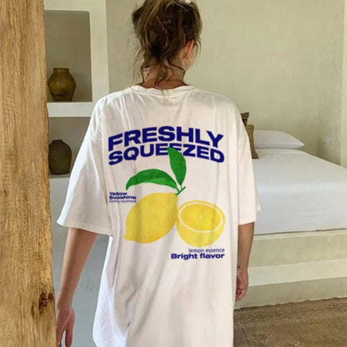 90s Retro Lemon Back Print T-shirt image 1