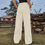 90s Streetwear Blue Cargo Casual Big Pockets Overalls High Waist Straight Denim Jean image 7
