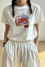 Cotton Printed Loose Casual T‑shirt image 3