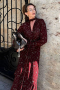 Slim Fit V Neck Chic Floral Dress image 1