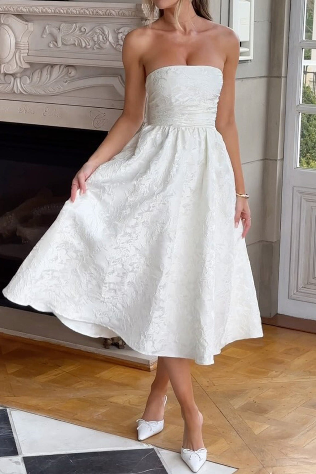 Strapless Elegant Party Dress image 7