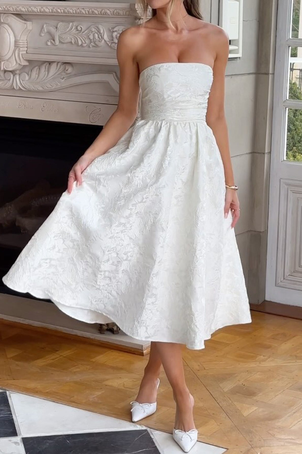 Strapless Elegant Party Dress image 7