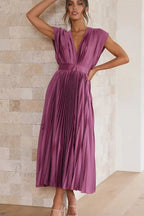 Female Loose Zipper Trendy Pleated Party Dress image 10