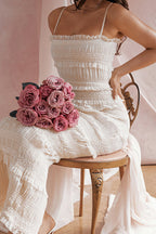Ruffle Edge Textured Cami Party Dress image 5