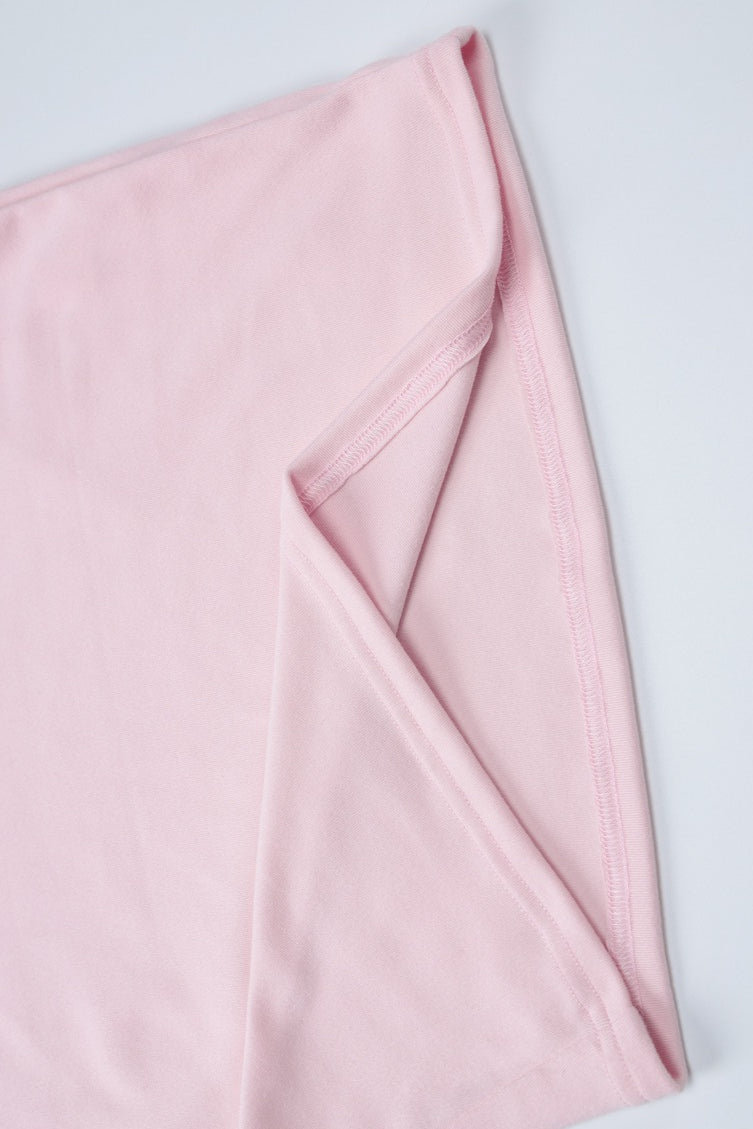 Asymmetrical Neck Long Sleeve Layered Slim Waist Mini Dress image 9