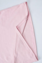 Asymmetrical Neck Long Sleeve Layered Slim Waist Mini Dress image 9