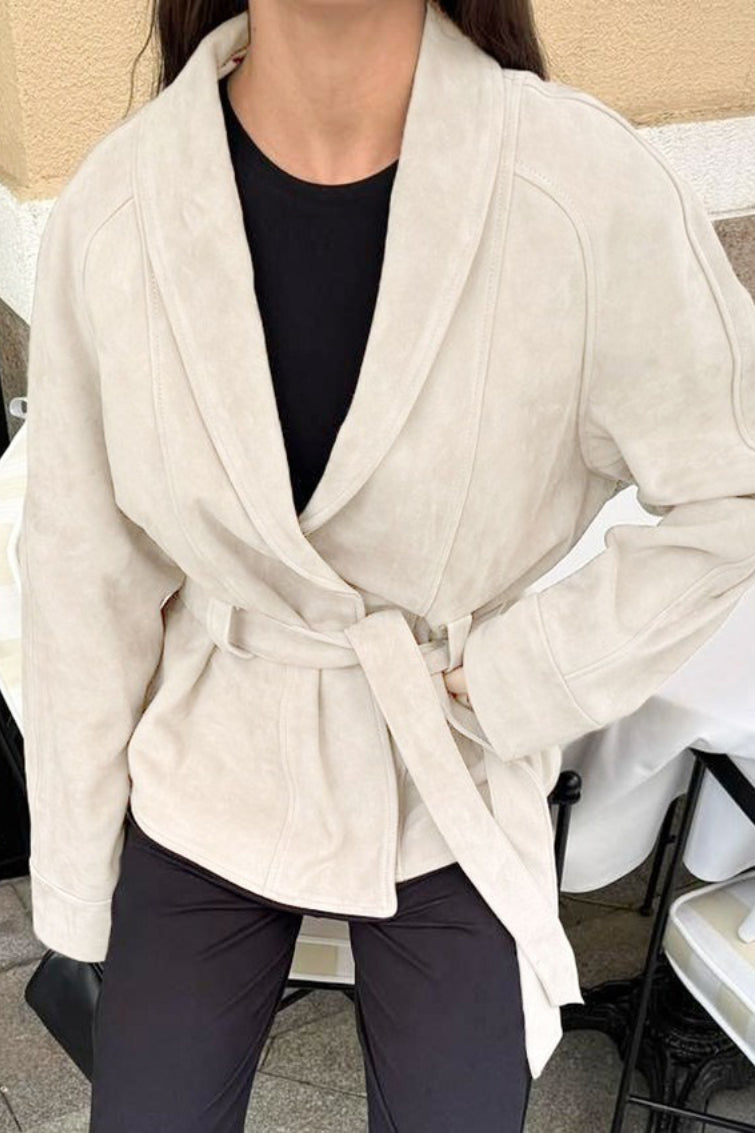 Suede Vintage Long Sleeve Jacket image 15