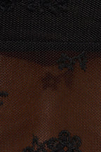 Sheer Jacquard Mesh Slit Cami Top image 9