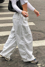 Fashionable Low-Waisted Drawstring Cargo Pant image 2