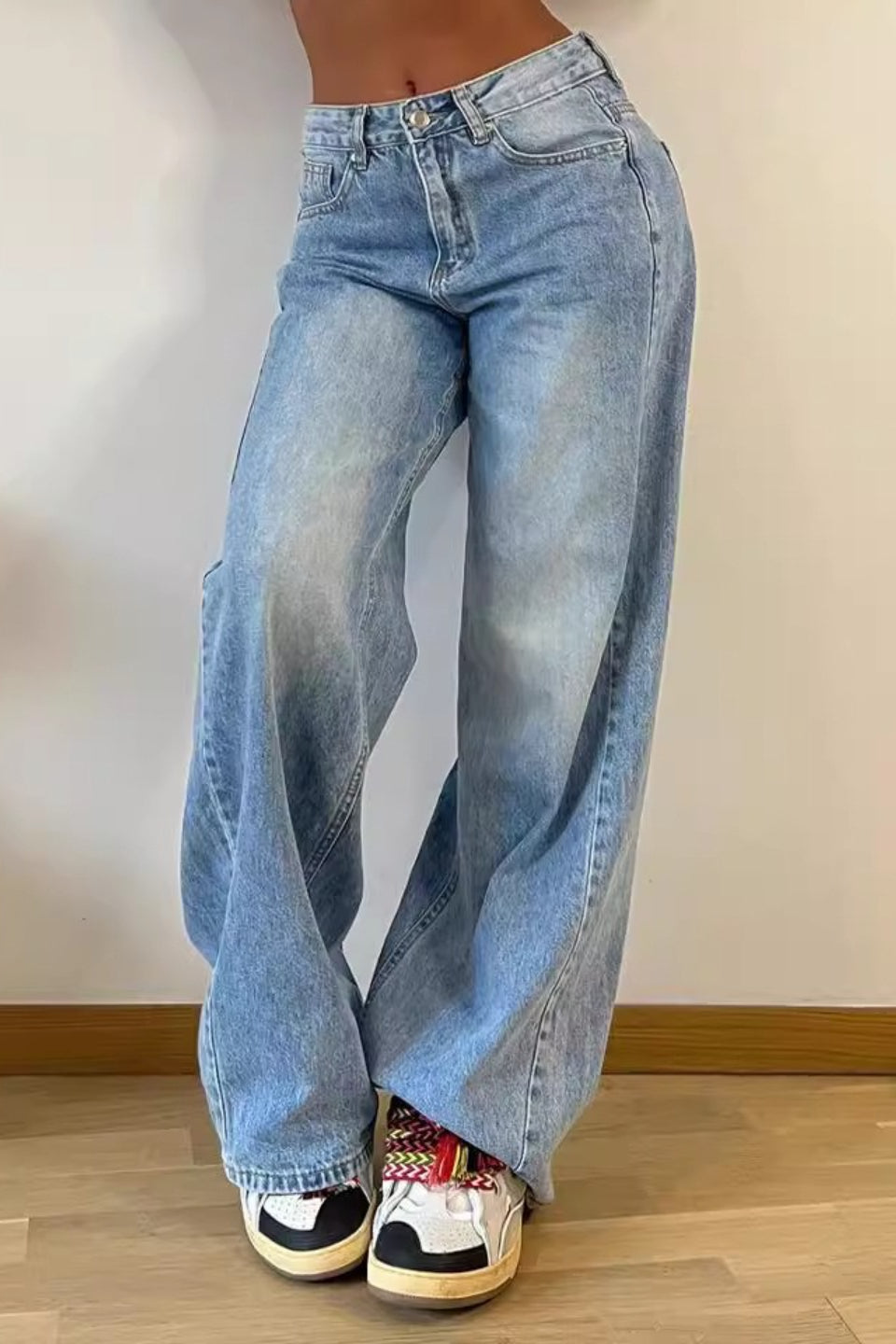 High Waist Vintage Straight Leg Loose Jeans image 3
