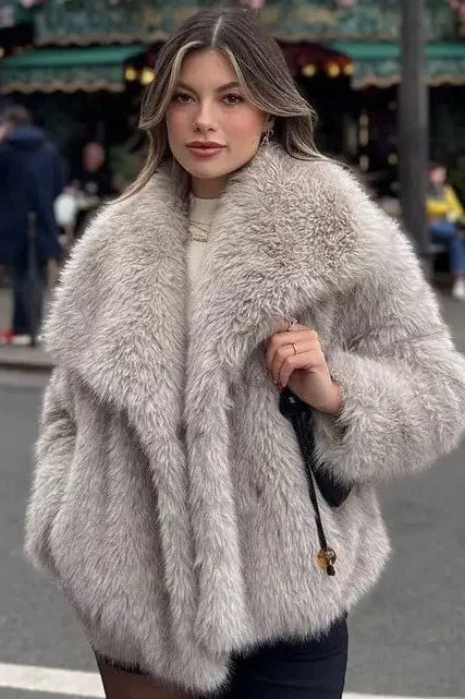 Thickened Faux Fur Winter Coat image 1