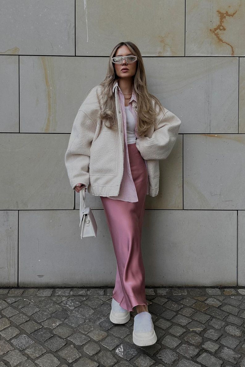 Relaxed Fit Long Sleeve Coat image 3