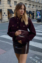 Cropped Retro Buttoned Jacket image 5