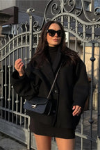 Relaxed Fit Short Wool Blend Jacket image 2
