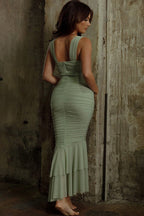Panel Ruched Mermaid Cocktail Dress image 2