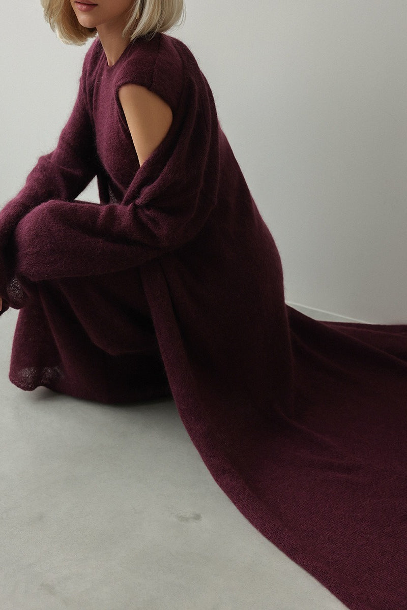 Knit Cardigan Sleeveless Dress Two Piece Set image 9