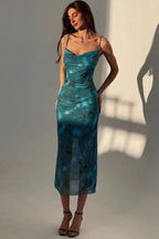 Slim Fit Cami Bodycon Midi Dress image 1