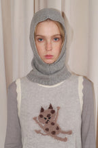 Wool Balaclava One-Piece Warm Knitted Hat image 5