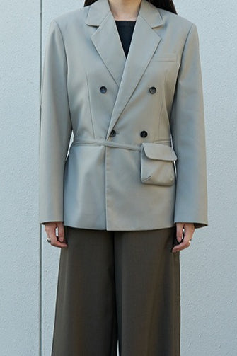 Commuter Style Belted Blazer image 2