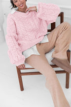 Vintage Chunky Knit Cable Sweater image 4