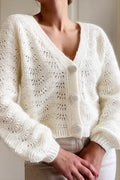 Lace Detail Long Sleeve Cardigan image 1