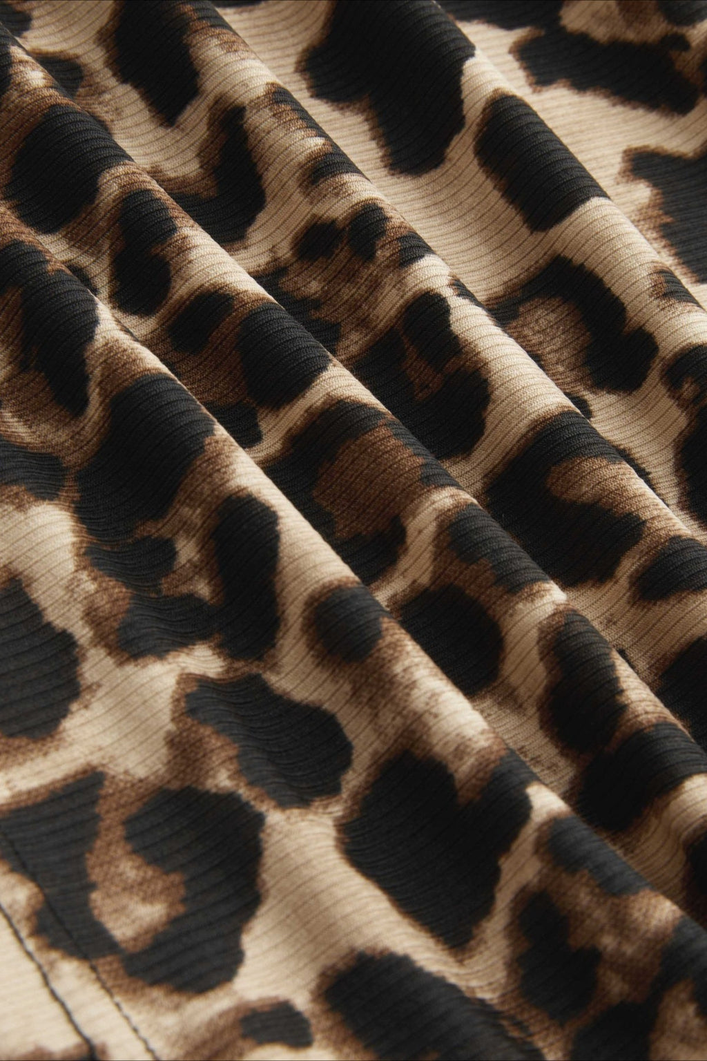 Leopard V Neck Slim Vacation Halter Top image 6