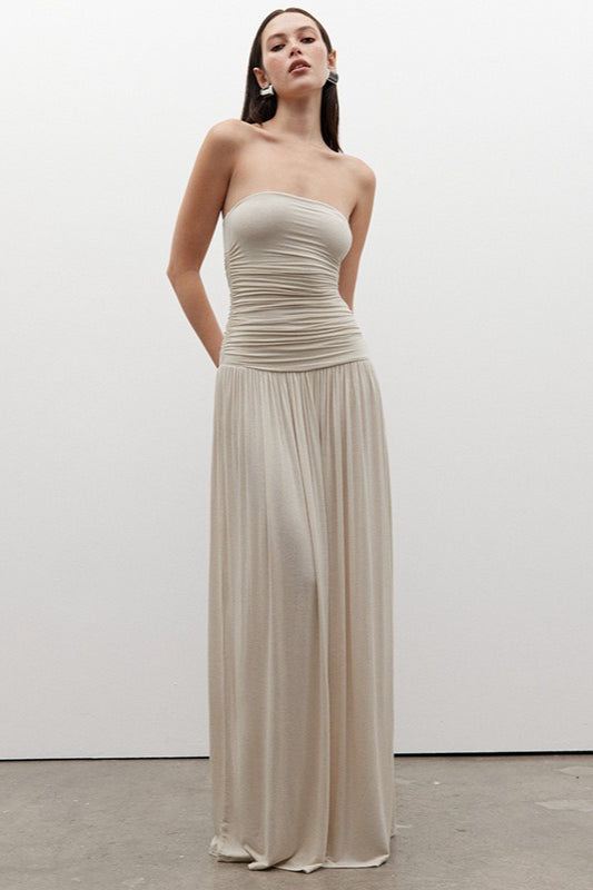 Strapless Off Shoulder Maxi Formal Dress image 10