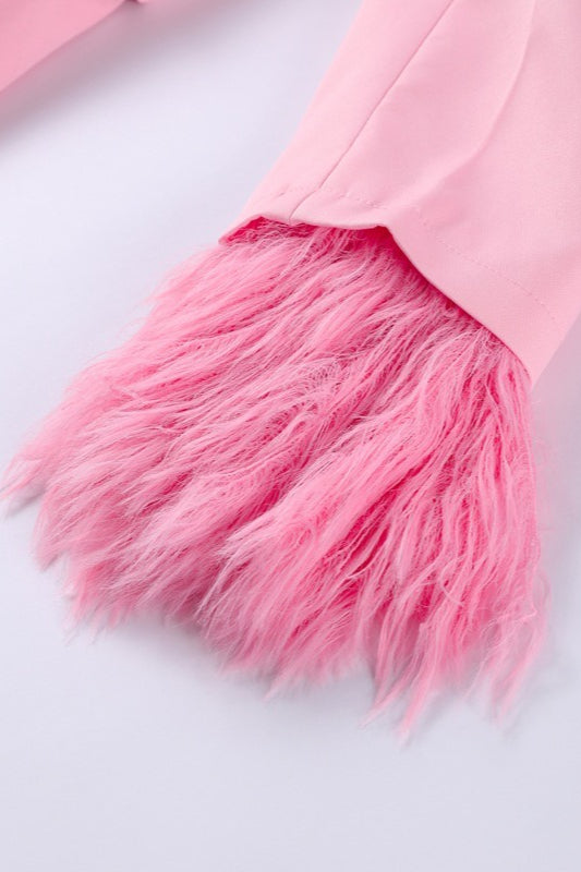 Designer Feather Accent Blazer image 9