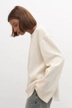 Backless Loose Fit Knit Blouse image 6