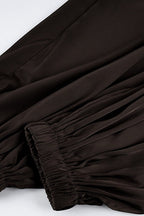 Satin Loose Harem Casual Pants image 6