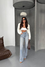 Vintage Straight Leg Denim Jeans image 2