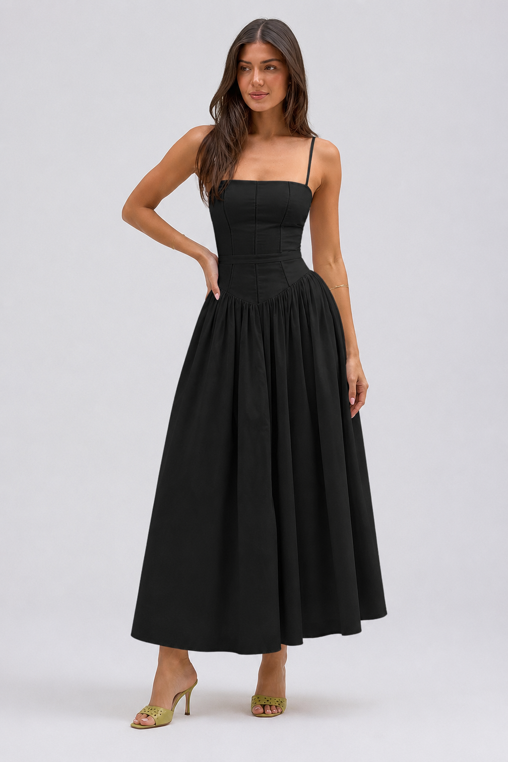 Cami Slim Fit Elegant Maxi Dress image 6