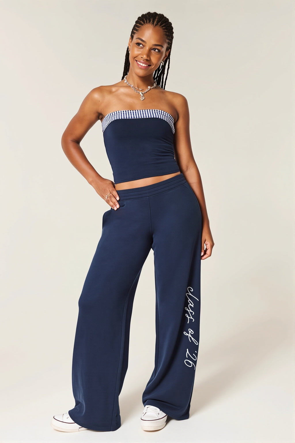 Sexy Vintage Embroidered Baggy Pants image 3