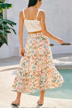 Vacation Printed Pocket Midi Skirt image 2