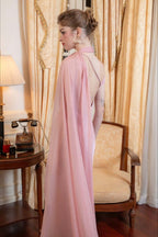 Satin Mermaid Slim Fit Elegant One Shoulder Solid Color Prom Dress image 3