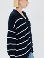 Striped Loose Knit Cardigan image 14