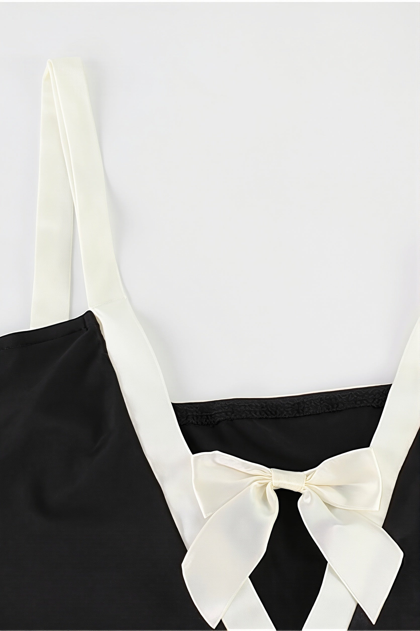 Elegant Patchwork Bow Solid Maxi Dress image 6