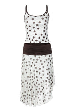 Sexy Dot Print Color Block Cami Skirt Sets image 5