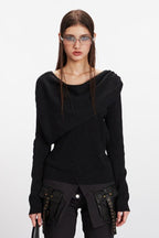 Cowl Neck Chic Fitted Knit Top image 8