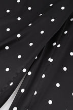 Polka Dot Straight Leg Casual Pants image 5