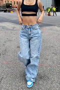High Waist Wide Leg Jean image 1