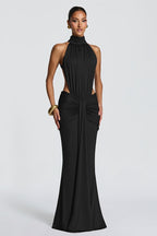 Sophisticated Backless Mermaid Fit Maxi Dress image 10