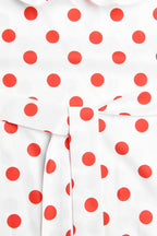 Polka Dot Cami A-Line Ruffled Maxi Dress image 5