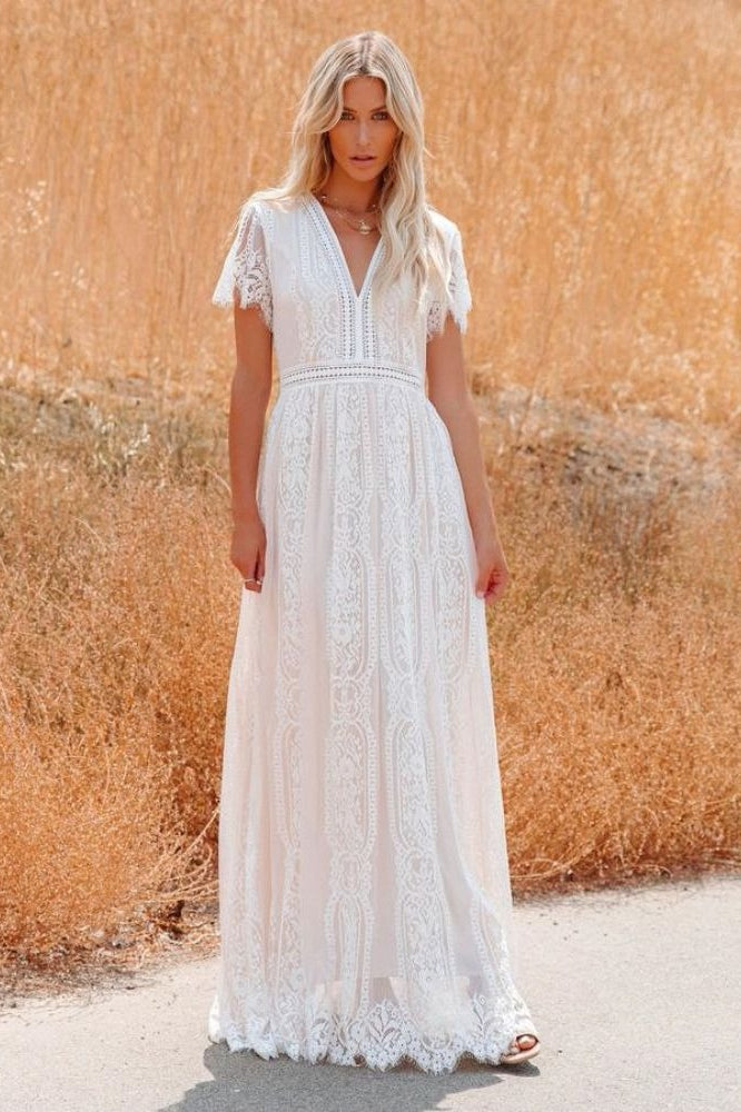 Sheer V Neck Bodycon Maxi Dress image 1
