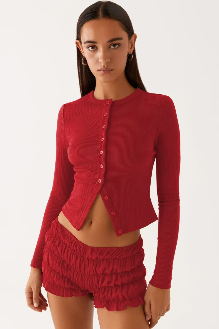 Minimalist Button Cardigan image 19