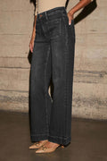 High Waist Wide Leg Vintage Jeans image 11