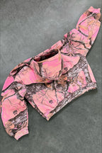 Y2K Retro Camo Print Zip Up Hoodie image 2
